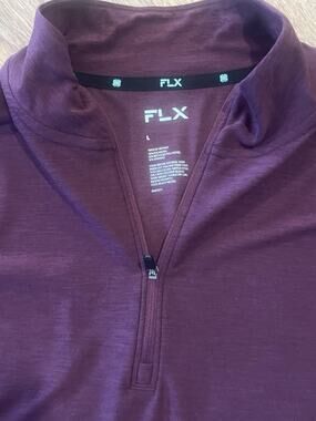 Men’s FLX by Kohl’s Burgundy Full Zip Active Jacket Size L Athleisure SOFT